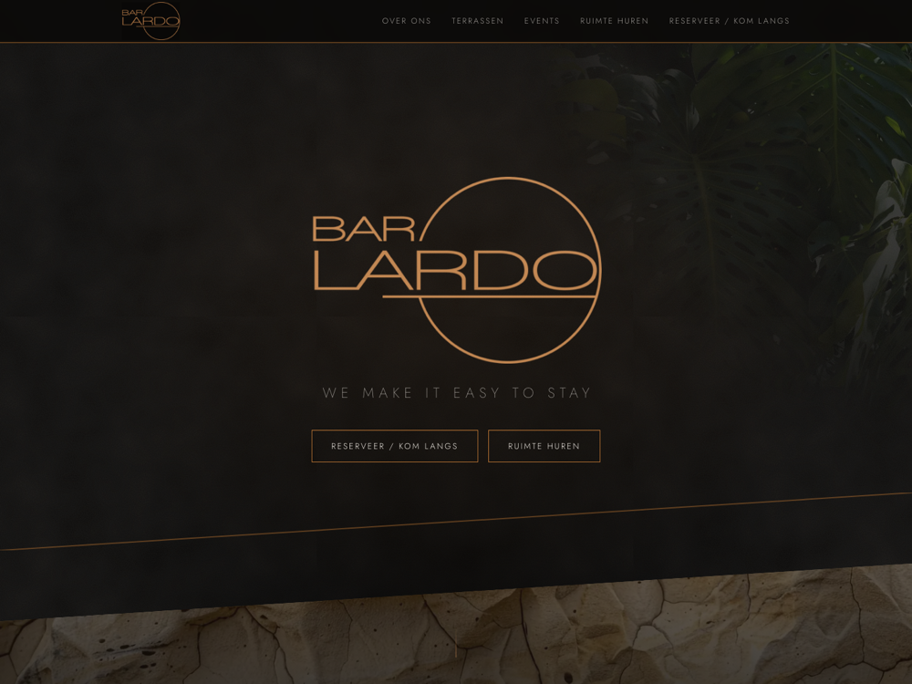 Bar Lardo website